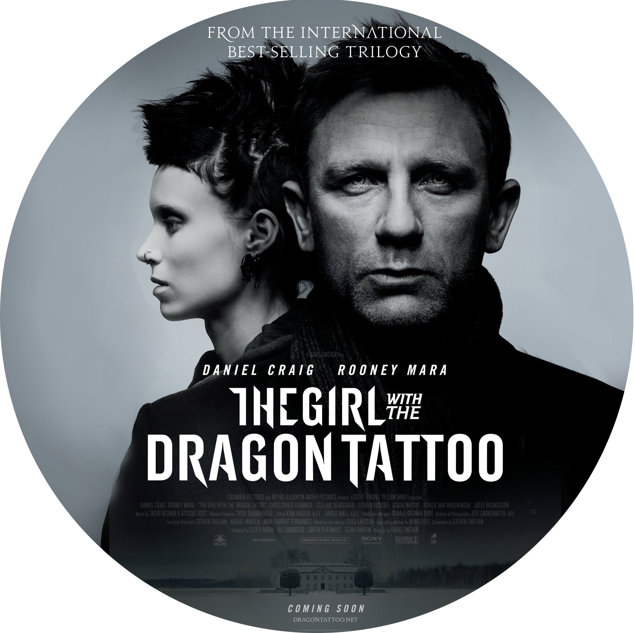 WINNER OF EXCELLENCE IN PRODUCTION DESIGN FOR CONTEMPORARY FILM: THE GIRL WITH THE DRAGON TATTOO.
